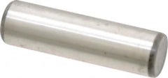 Unbrako - 1/2" Diam x 1-3/4" Pin Length Grade 8 Alloy Steel Oversized Dowel Pin - C 60 (Surface) & C 50-58 Hardness, 29,460 Lb Breaking Strength, 1 Beveled & 1 Rounded End - Caliber Tooling