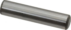 Unbrako - 1/2" Diam x 2-1/4" Pin Length Grade 8 Alloy Steel Oversized Dowel Pin - C 60 (Surface) & C 50-58 Hardness, 29,460 Lb Breaking Strength, 1 Beveled & 1 Rounded End - Caliber Tooling