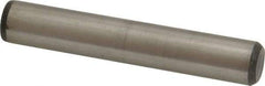 Unbrako - 1/2" Diam x 3" Pin Length Grade 8 Alloy Steel Oversized Dowel Pin - C 60 (Surface) & C 50-58 Hardness, 29,460 Lb Breaking Strength, 1 Beveled & 1 Rounded End - Caliber Tooling