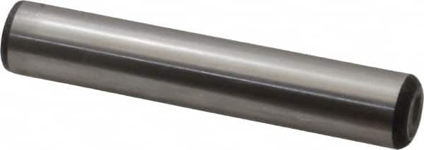 Unbrako - 5/8" Diam x 3-1/2" Pin Length Grade 8 Alloy Steel Oversized Dowel Pin - C 60 (Surface) & C 50-58 Hardness, 46,020 Lb Breaking Strength, 1 Beveled & 1 Rounded End - Caliber Tooling