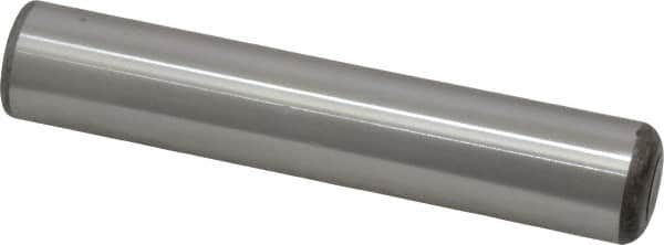 Unbrako - 3/4" Diam x 4" Pin Length Grade 8 Alloy Steel Oversized Dowel Pin - C 60 (Surface) & C 50-58 Hardness, 66,270 Lb Breaking Strength, 1 Beveled & 1 Rounded End - Caliber Tooling