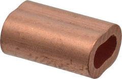 Value Collection - 1/16" Oval Compression Sleeve - Copper - Caliber Tooling