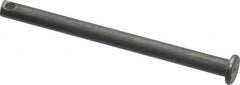 Made in USA - 3/16" Pin Diam, 2-1/2" OAL, Standard Clevis Pin - 3/32" Hole, 2-13/32" Usable Length, Uncoated Steel - Caliber Tooling