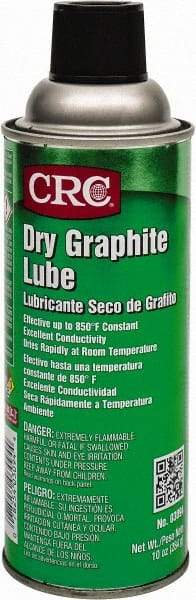 CRC - 16 oz Aerosol Dry Film/Graphite Lubricant - Dark Gray, 850°F Max - Caliber Tooling