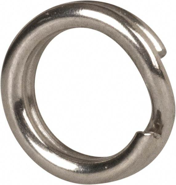 Made in USA - 0.15" ID, 0.22" OD, 0.054" Thick, Split Ring - 18-8 Stainless Steel, Natural Finish - Caliber Tooling