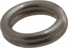Made in USA - 0.174" ID, 0.254" OD, 0.062" Thick, Split Ring - 18-8 Stainless Steel, Natural Finish - Caliber Tooling