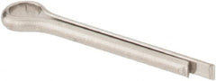 Made in USA - 1/16" Diam x 1/2" Long Extended Prong Cotter Pin - Grade 18-8, Uncoated, Stainless Steel - Caliber Tooling