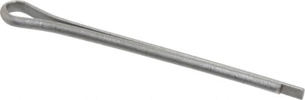 Made in USA - 1/16" Diam x 1" Long Extended Prong Cotter Pin - Grade 18-8, Uncoated, Stainless Steel - Caliber Tooling