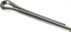 Made in USA - 3/32" Diam x 3/4" Long Extended Prong Cotter Pin - Grade 18-8, Uncoated, Stainless Steel - Caliber Tooling