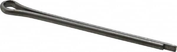 Made in USA - 3/32" Diam x 1-1/2" Long Extended Prong Cotter Pin - Grade 18-8, Uncoated, Stainless Steel - Caliber Tooling