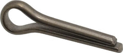 Made in USA - 1/8" Diam x 1/2" Long Extended Prong Cotter Pin - Grade 18-8, Uncoated, Stainless Steel - Caliber Tooling