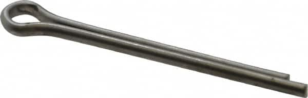 Made in USA - 1/8" Diam x 1-1/2" Long Extended Prong Cotter Pin - Grade 18-8, Uncoated, Stainless Steel - Caliber Tooling