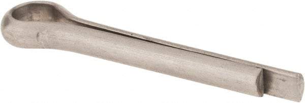 Made in USA - 1/4" Diam x 1-1/2" Long Extended Prong Cotter Pin - Grade 18-8, Uncoated, Stainless Steel - Caliber Tooling