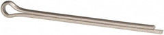 Made in USA - 3/8" Diam x 6" Long Extended Prong Cotter Pin - Grade 18-8, Uncoated, Stainless Steel - Caliber Tooling