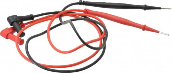 Ideal - Black/Red Electrical Test Equipment Leads - Use with Vol-Con Elite Voltage & Continuity Testers - Caliber Tooling