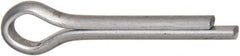 Made in USA - 1/8" Diam x 3/4" Long Extended Prong Cotter Pin - Grade 2, Zinc-Plated, Steel - Caliber Tooling