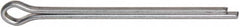 Made in USA - 1/8" Diam x 2" Long Extended Prong Cotter Pin - Grade 2, Zinc-Plated, Steel - Caliber Tooling