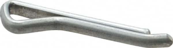 Made in USA - 1/8" Diam x 3/4" Long Hammerlock Cotter Pin - Grade 2, Zinc-Plated, Steel - Caliber Tooling