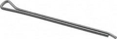 Made in USA - 1/8" Diam x 2" Long Hammerlock Cotter Pin - Grade 2, Zinc-Plated, Steel - Caliber Tooling