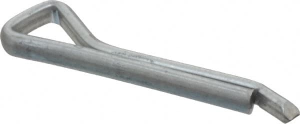 Made in USA - 5/32" Diam x 1" Long Hammerlock Cotter Pin - Grade 2, Zinc-Plated, Steel - Caliber Tooling