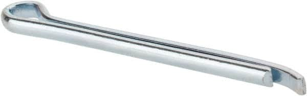 Made in USA - 5/32" Diam x 2" Long Hammerlock Cotter Pin - Grade 2, Zinc-Plated, Steel - Caliber Tooling