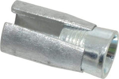 Powers Fasteners - 1/4" Diam, 3/8" Drill, 7/8" OAL, 2-1/2" Min Embedment Drop-In Concrete Anchor - Steel (Cone)/Zamac Alloy (Body), Zinc-Plated Finish - Caliber Tooling