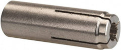 Powers Fasteners - 1/2" Diam, 5/8" Drill, 2-1/4" Min Embedment Drop-In Concrete Anchor - 303 Stainless Steel, 13/16" Thread Length - Caliber Tooling