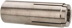 Powers Fasteners - 5/8" Diam, 7/8" Drill, 2-1/4" Min Embedment Drop-In Concrete Anchor - 303 Stainless Steel, 1-3/16" Thread Length - Caliber Tooling