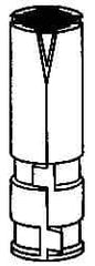 Powers Fasteners - 5/8" Diam, 1" Drill, 2-5/8" OAL, 2-1/2" Min Embedment Single Expansion Concrete Anchor - Zamac Alloy, Flat Head - Caliber Tooling