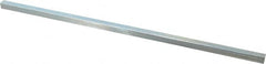 Made in USA - 12" Long x 5/16" High x 5/16" Wide, Zinc-Plated Undersized Key Stock - C1018 Steel - Caliber Tooling