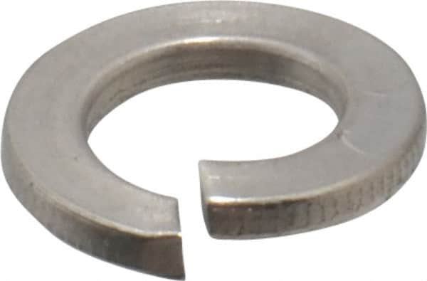 Value Collection - M10, 10.2mm ID, 2.2mm Thick Split Lock Washer - 18-8 Austenitic Grade A2 Stainless Steel, 10.2mm Min ID, 10.7mm Max ID, 18.1mm Max OD - Caliber Tooling