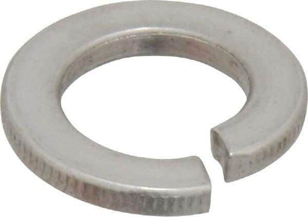 Value Collection - M12, 10.2mm ID, 2.5mm Thick Split Lock Washer - 18-8 Austenitic Grade A2 Stainless Steel, 12.2mm Min ID, 12.7mm Max ID, 21.1mm Max OD - Caliber Tooling