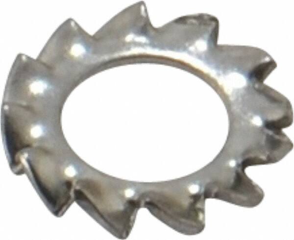 Value Collection - M4 Screw, 4.3mm ID, Stainless Steel External Tooth Lock Washer - 8mm OD, Grade 18-8 & Austenitic A2 - Caliber Tooling