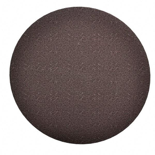 Norton - 12" Diam, 240 Grit Aluminum Oxide Adhesive PSA Disc - Very Fine Grade, Brown, Cloth Backing, Flexible - Caliber Tooling