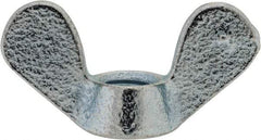 Value Collection - M8x1.25, Zinc Plated, Iron Standard Wing Nut - 3.6mm Wing Span, 18mm Wing Span - Caliber Tooling