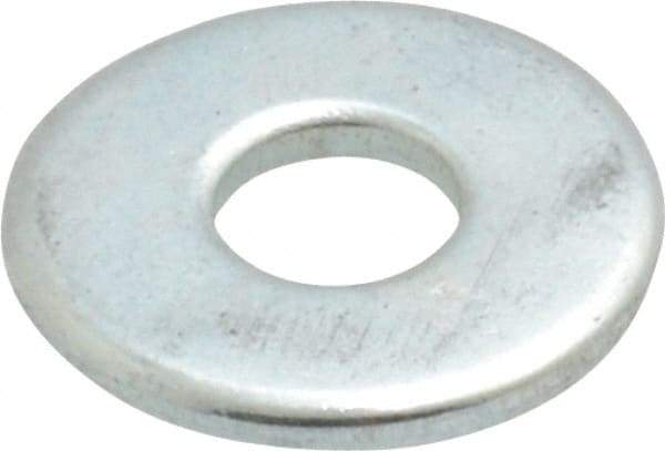 Value Collection - M4 Screw, Steel Fender Flat Washer - 4.3mm ID x 12mm OD, 1mm Thick, Zinc-Plated Finish - Caliber Tooling