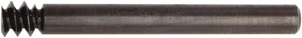 Tru-Maxx - 1/4" Max Diam, Abrasive Disc Mandrel - 1/4-20 Male, 2.4" Long - Caliber Tooling