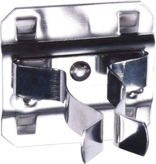 Triton - Extended Spring Clip Pegboard Hook - 7/8" Projection, Stainless Steel - Caliber Tooling