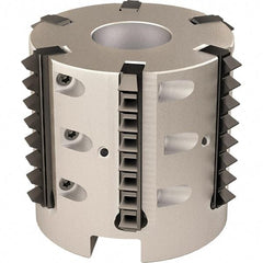 Vargus - 2.084" Cut Diam, 7.874" Max Depth of Cut, 3/4" Arbor Hole Diam, Internal/External Indexable Thread Mill - Insert Style 41B, 5 Inserts, Toolholder Style RTMC-D, 2" OAL - Caliber Tooling