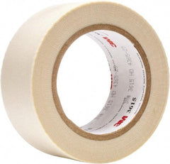 3M - 36 Yd Long x 2" Wide, White Silicone Glass Cloth Tape - Caliber Tooling