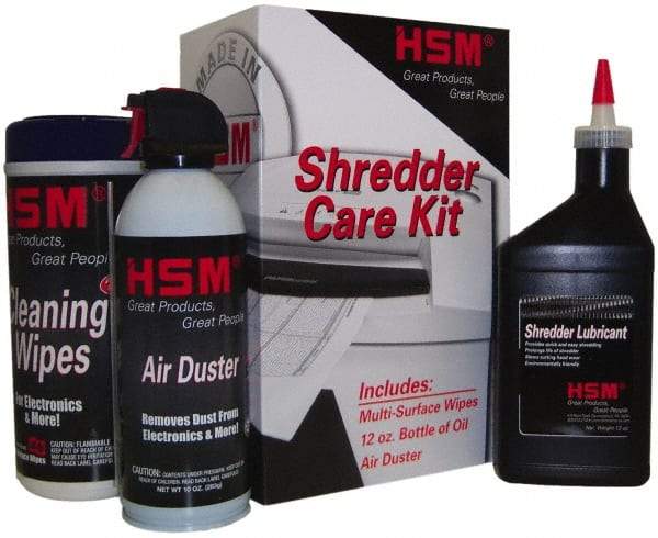 HSM of America - Shredder Care Kit - Use with Document Shredders - Caliber Tooling