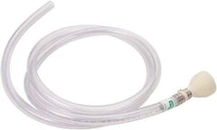 Unger - 6' Long Water Hose - 1" Diam, Plastic, Hot Water Compatible, All Season, Clear - Caliber Tooling