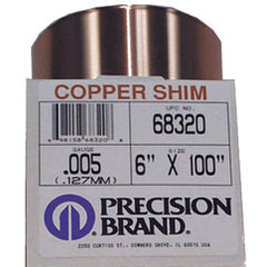 .010X6X100 COPPER SHIM - Caliber Tooling