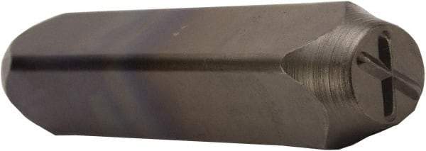 C.H. Hanson - Letter X Machine Made Individual Steel Stamp - 3/16" Character - Caliber Tooling