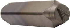 C.H. Hanson - 5/8" Character Size, A Character, Heavy Duty Individual Steel Stamp - Caliber Tooling