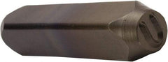 C.H. Hanson - 5/32" Character Size, V Character, Heavy Duty Individual Steel Stamp - Caliber Tooling