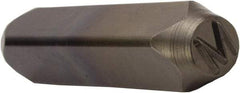 C.H. Hanson - 5/32" Character Size, M Character, Heavy Duty Individual Steel Stamp - Caliber Tooling