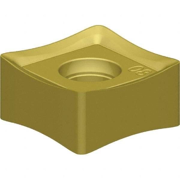 Kennametal - SNHJ31252 LD Grade KC520M Carbide Milling Insert - TiAlN Finish, 0.157" Thick, 10mm Inscribed Circle, 1/32" Corner Radius - Caliber Tooling