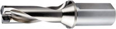 OSG - 3xD, 23mm Diam, Indexable Insert Drill - 2 Inserts, 25mm Shank Diam, Straight Shank - Caliber Tooling