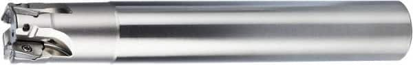 OSG - 25mm Cut Diam, 25mm Shank Diam, 170mm OAL, Indexable Square Shoulder End Mill - ZD_T11... Inserts, Cylindrical Shank, 90° Lead Angle, Through Coolant, Series PHOENIX-PSE - Caliber Tooling